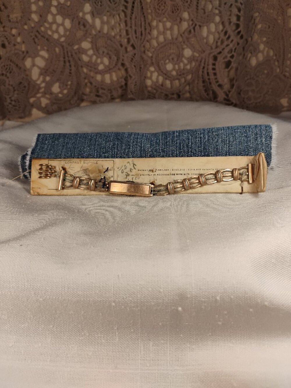 Vintage Watchband / Sweetheart Bracelet 12 K Gold Filled